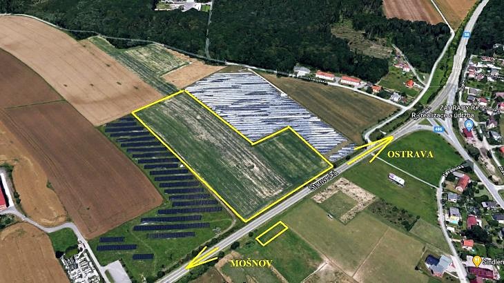 Prodej komerčního pozemku, Krmelín, U Paleska, 40417 m2