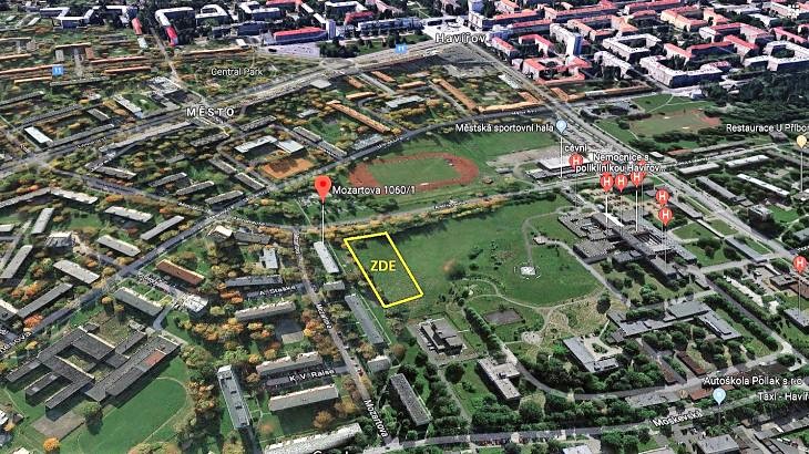 Prodej komerčního pozemku, Havířov, Mozartova, 10519 m2