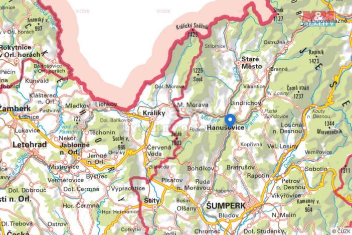 Prodej bytu 2+1, Hanušovice, Nádražní, 53 m2