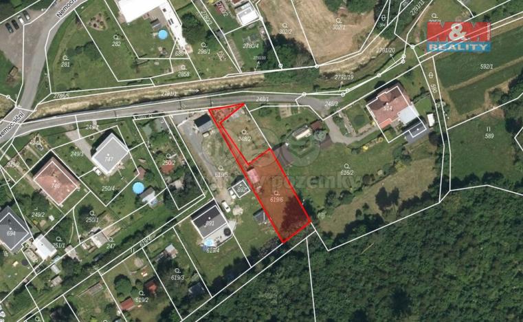 Prodej pozemku pro bydlení, Dvorce, 612 m2
