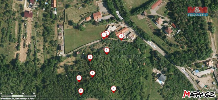 Prodej zahrady, Dolní Kounice, Zámecká, 7512 m2