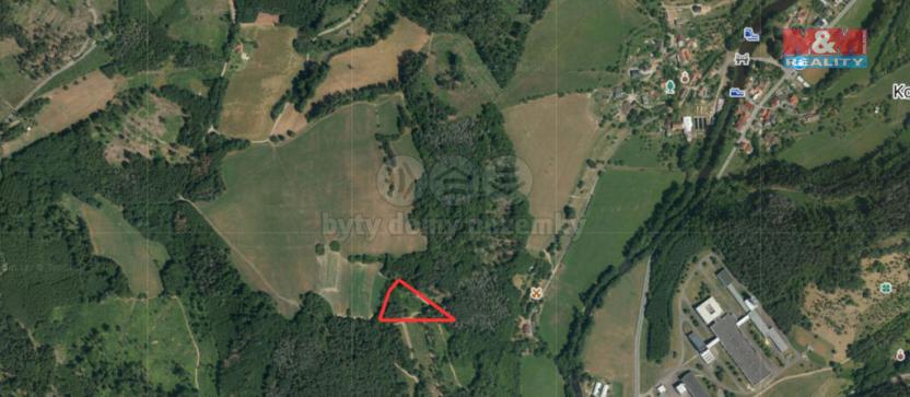 Prodej lesa, Koroužné, 4497 m2