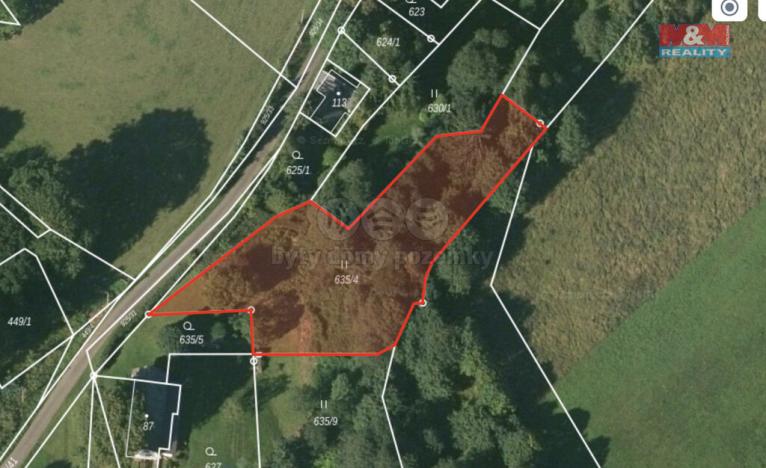 Prodej zahrady, Bernartice, 1680 m2