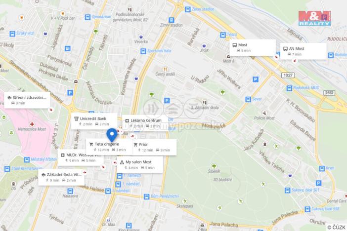 Prodej bytu 3+1, Most, M. G. Dobnera, 65 m2