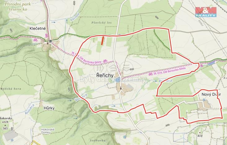 Prodej lesa, Řeřichy, 6619 m2