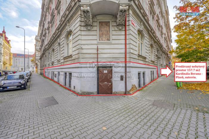 Prodej obchodního prostoru, Plzeň - Jižní Předměstí, Kardinála Berana, 157 m2
