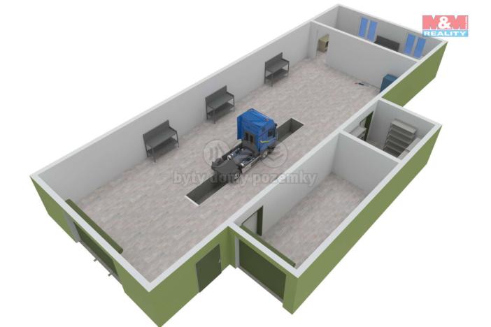 Prodej výrobních prostor, Nová Bystřice - Albeř, 4717 m2