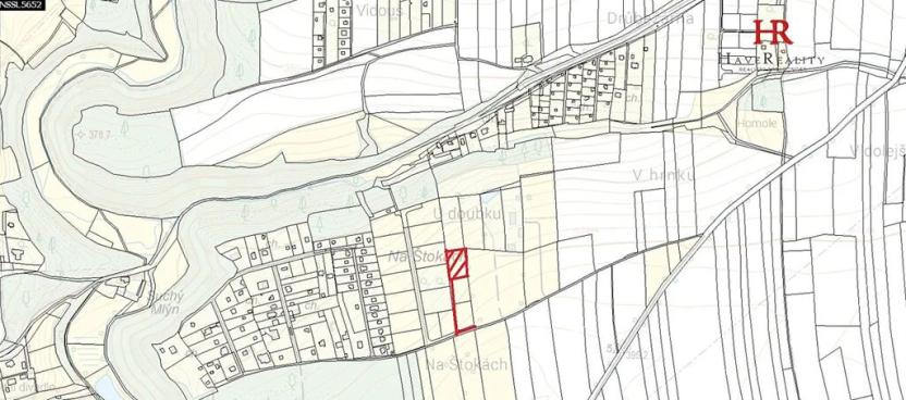 Prodej louky, Unhošť, Štoka, 1838 m2