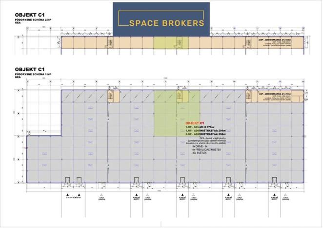 Pronájem obchodního prostoru, Tuchoměřice, 937 m2
