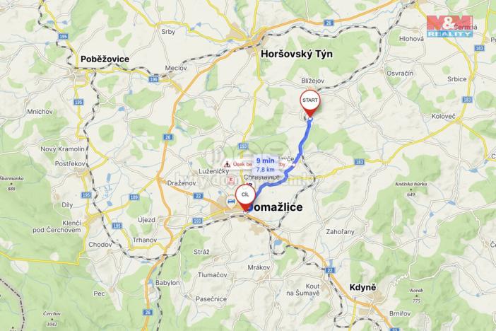 Prodej chalupy, Blížejov - Nahošice, 52 m2