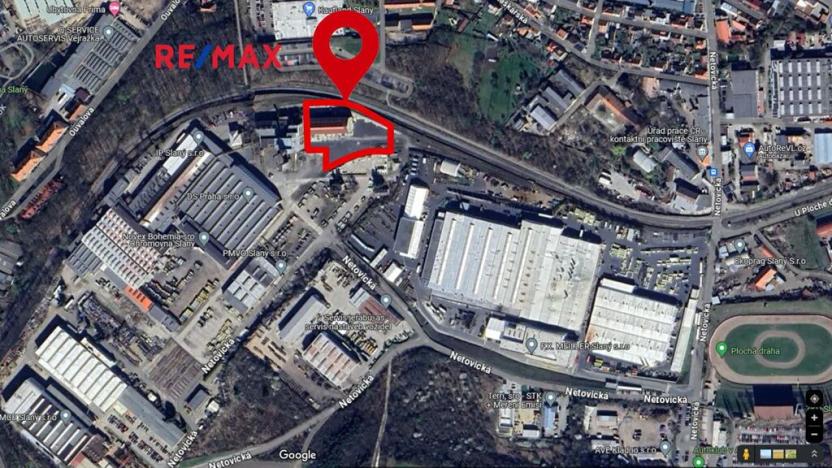 Pronájem skladu, Slaný, Netovická, 2000 m2