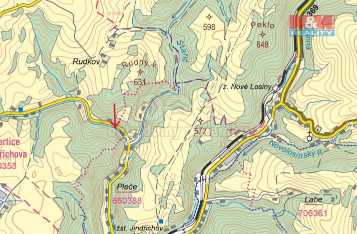 Prodej pozemku pro bydlení, Jindřichov, 852 m2