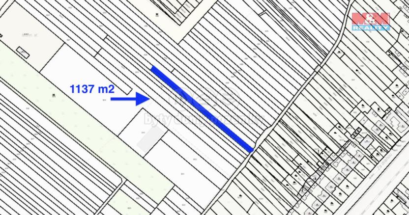 Prodej komerčního pozemku, Moravský Písek, 1137 m2