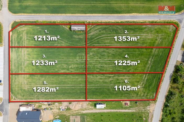 Prodej pozemku pro bydlení, Přerov - Přerov V-Dluhonice, 1282 m2