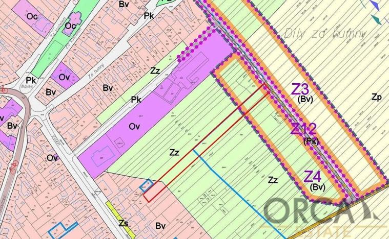 Prodej podílu pozemku pro bydlení, Přísnotice, 2773 m2