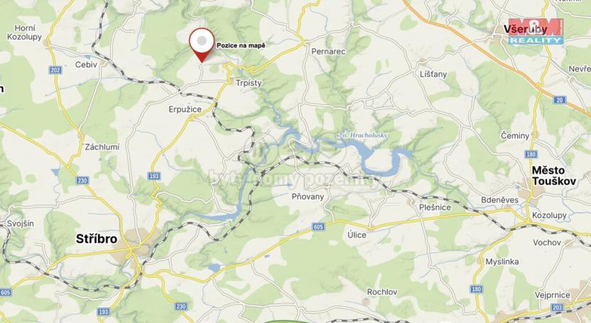 Prodej pozemku pro bydlení, Trpísty - Sviňomazy, 1650 m2