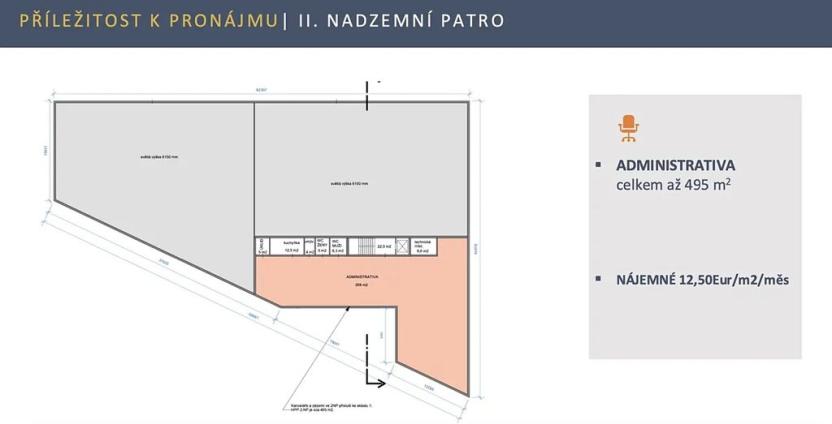 Pronájem obchodního prostoru, Zlatníky-Hodkovice, Technologická, 2021 m2