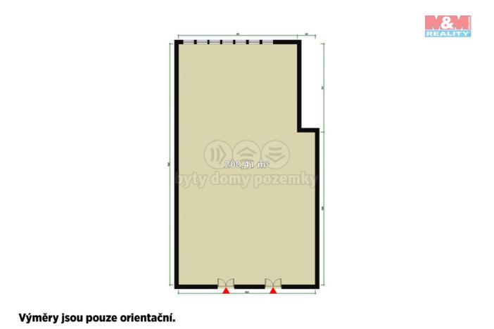 Pronájem obchodního prostoru, Plzeň - Doudlevce, Skupova, 200 m2