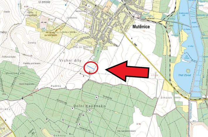 Prodej podílu pole, Mutěnice, 1715 m2