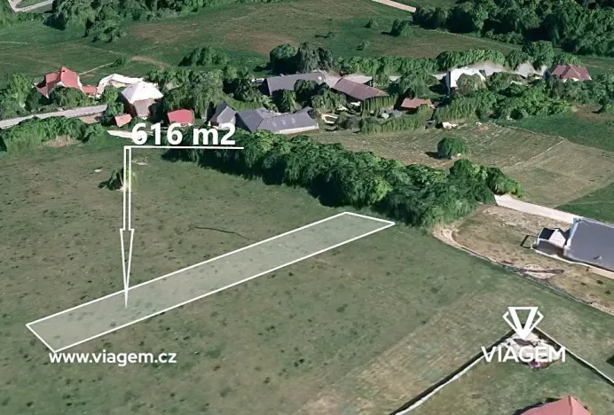 Prodej pozemku pro bydlení, Březůvky, 616 m2