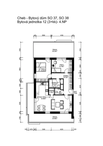 Prodej bytu 3+kk, Cheb, K Pomezí, 131 m2