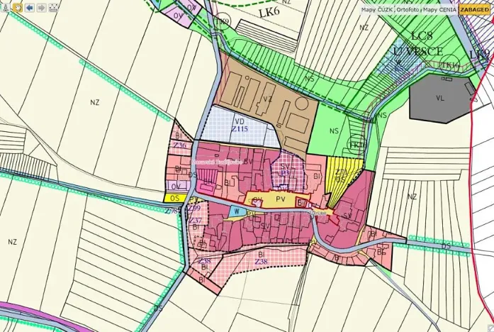 Prodej pozemku pro bydlení, Moravské Budějovice, 5218 m2
