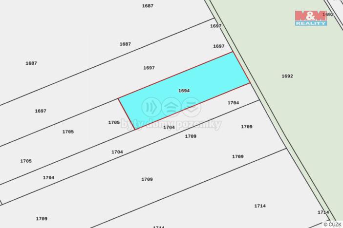 Prodej pole, Manětín - Stvolny, 22173 m2