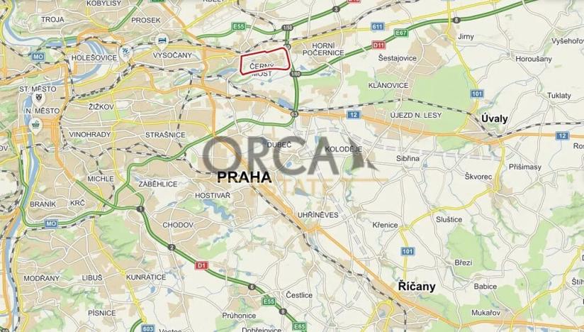 Prodej zahrady, Praha - Černý Most, 1204 m2