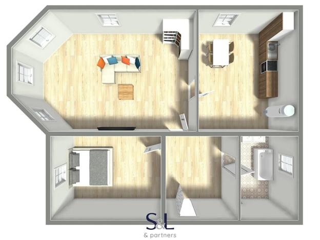 Prodej bytu 2+1, Polevsko, 70 m2