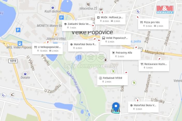 Prodej pozemku pro bydlení, Velké Popovice, 1043 m2