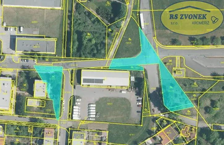 Prodej komerčního pozemku, Kroměříž, 2481 m2