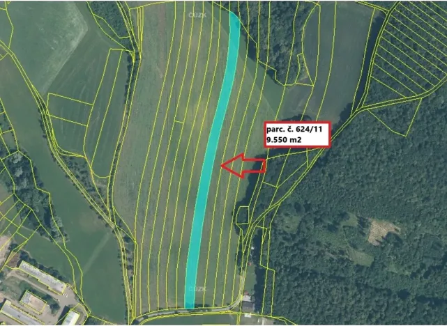 Prodej pole, Zámrsky, 18288 m2