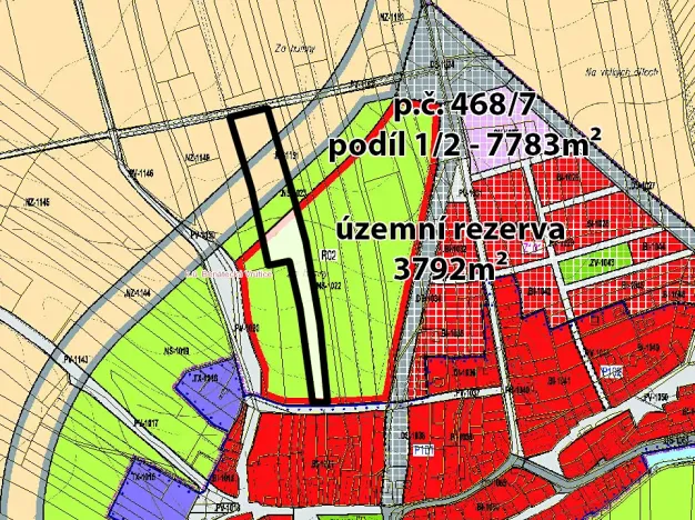 Prodej pozemku pro bydlení, Milovice, 10693 m2
