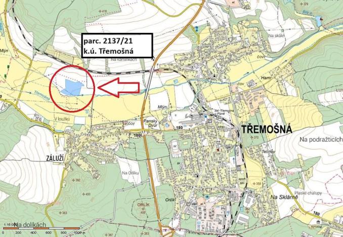 Prodej pole, Třemošná, 40370 m2