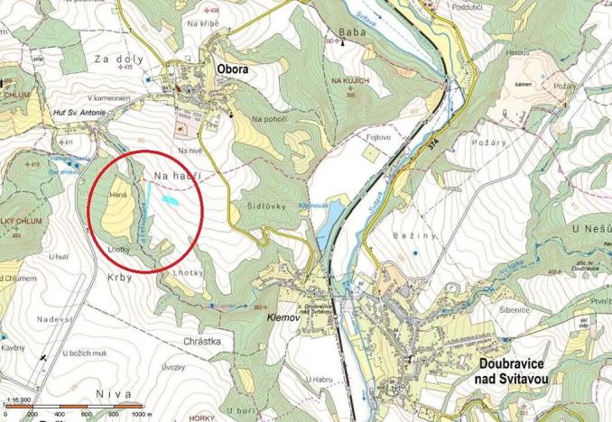 Prodej pole, Doubravice nad Svitavou, Klemov, 6792 m2