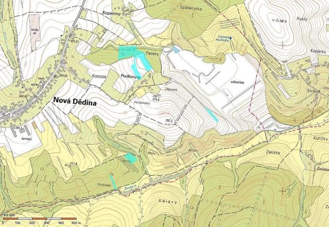 Prodej louky, Nová Dědina, 25307 m2