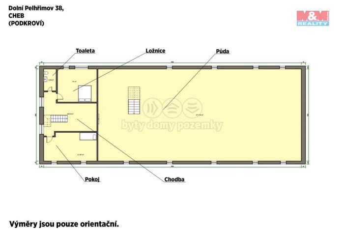 Prodej rodinného domu, Cheb - Pelhřimov, 645 m2