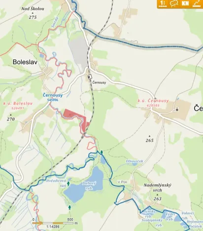 Prodej louky, Černousy, 24506 m2