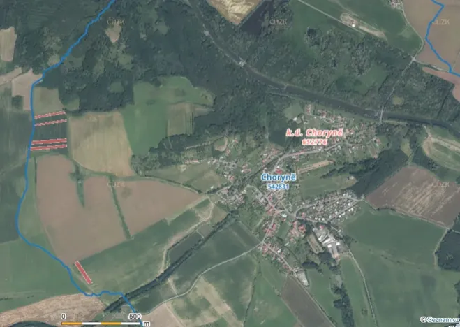 Prodej pole, Choryně, 14106 m2