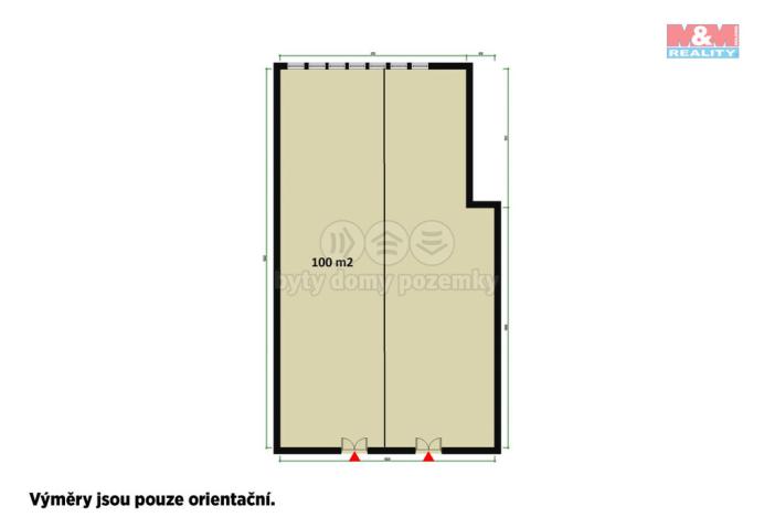 Pronájem obchodního prostoru, Plzeň - Doudlevce, Skupova, 100 m2