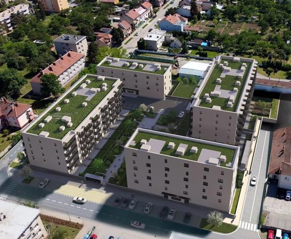 Prodej bytu 1+kk, Modřice, Husova, 28 m2