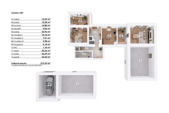 Prodej rodinného domu, Buš, 104 m2