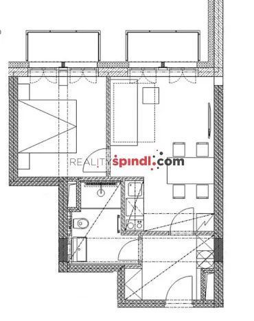 Prodej bytu 2+kk, Špindlerův Mlýn, 41 m2