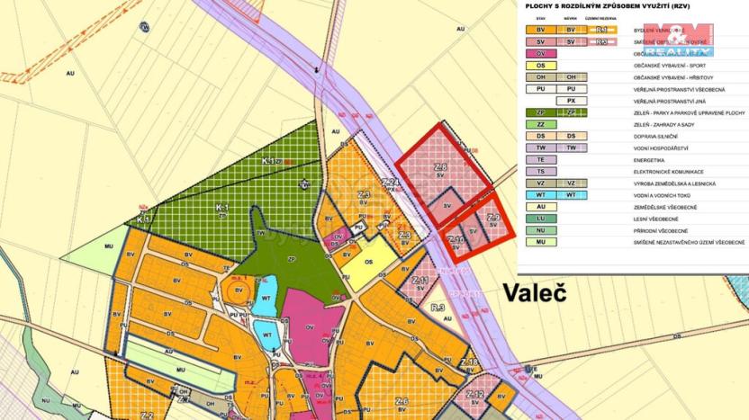 Prodej pozemku pro bydlení, Valeč, 939 m2