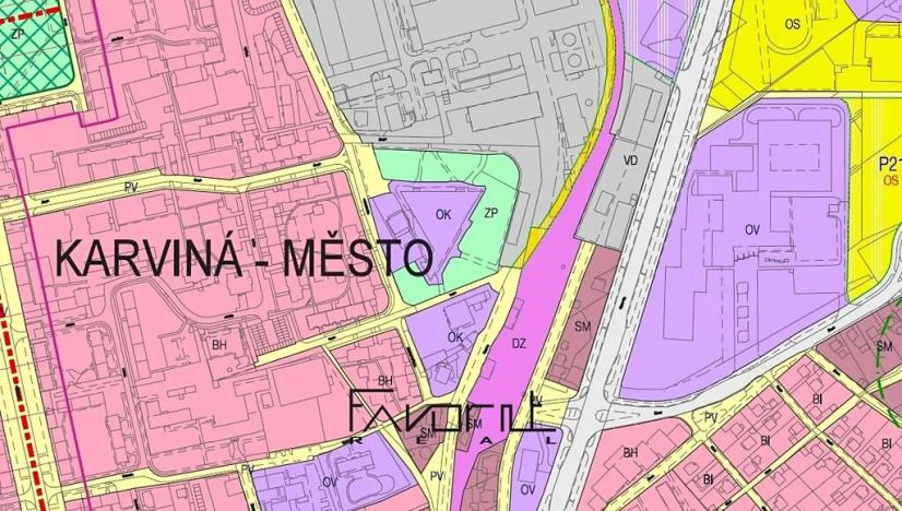 Prodej komerčního pozemku, Karviná, Jaroslava Vrchlického, 8567 m2