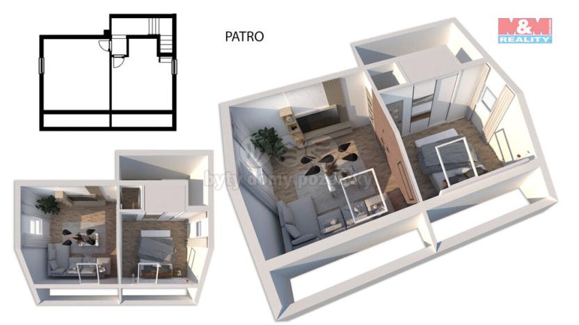 Prodej rodinného domu, Římov, 60 m2