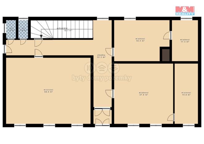 Prodej činžovního domu, Záblatí, 982 m2
