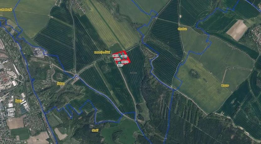 Prodej podílu pole, Štětí, 14932 m2