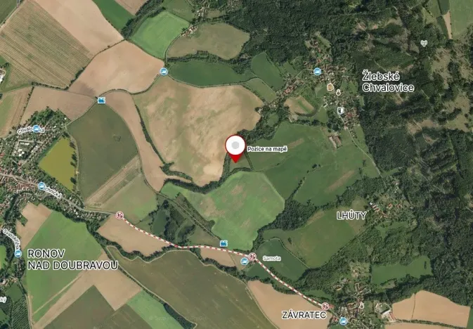 Prodej pole, Žlebské Chvalovice, 7584 m2