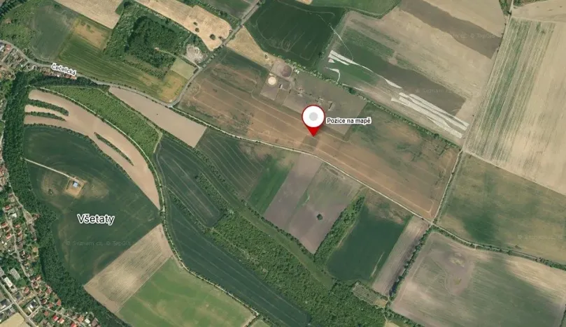 Prodej pole, Všetaty, 4469 m2